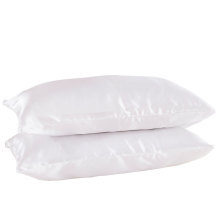 GC White Satin Pillowcase Standard Pillow Cases offer Hair and Skin protection Cases with Envelope Closure Pillowcase